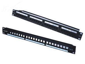 腾达TD2024 六类24口非屏蔽配线架，综合布线的可靠基石